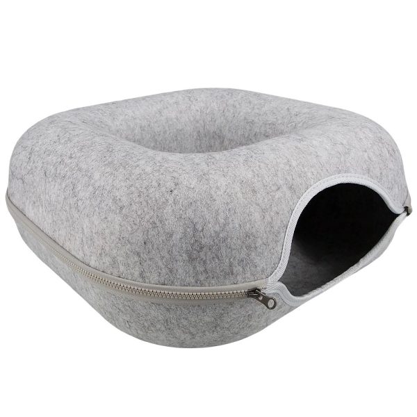 Square Design Cat Tunnel Cave(2)