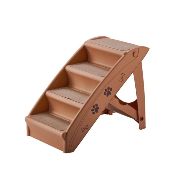 Anti-Slip Collapsible Plastic Pet Stairs-1 (1)