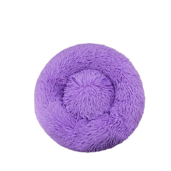 Fluffy Round Dog Bed-1 (2)
