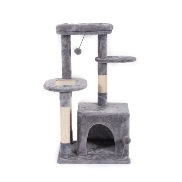 Gray Cat Tree HT-CT03-1 (1)