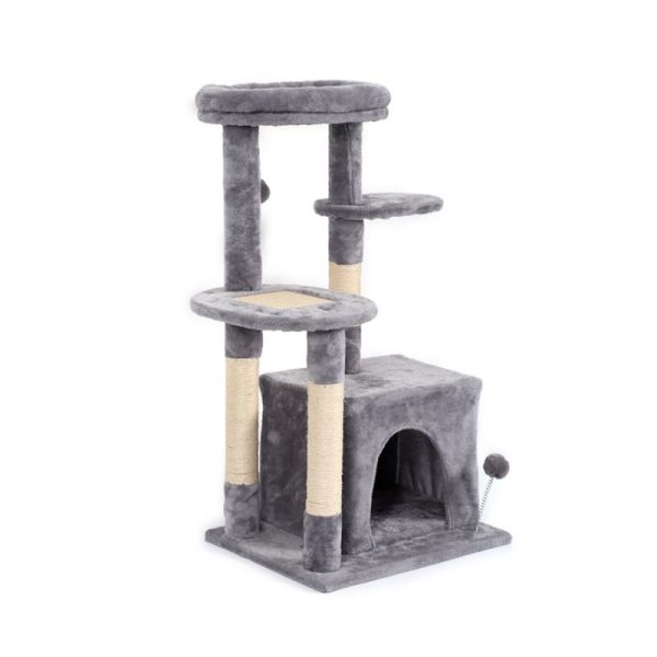 Gray Cat Tree HT-CT03-1 (3)