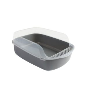 Semi-enclosed Cat Litter Box-1 (1)