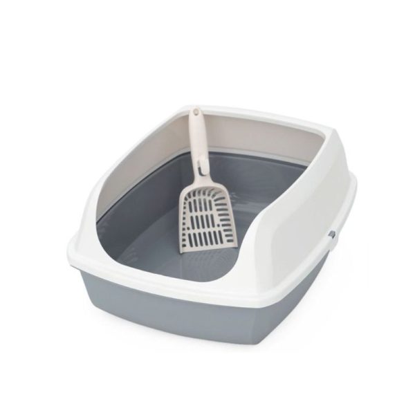 Semi-enclosed Cat Litter Box-1 (3)