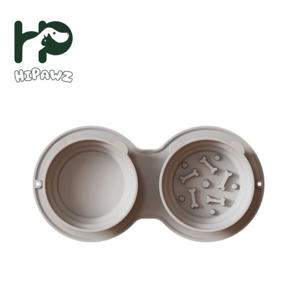 Folding Silicone Dog Bowl-1