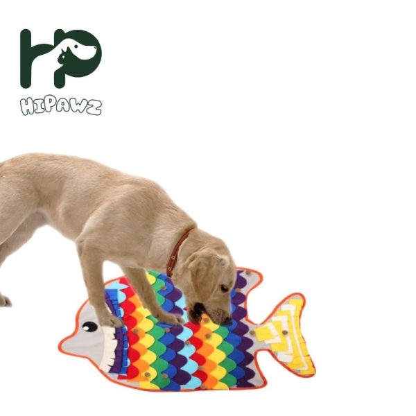 New Type Goldfish Shape Pet Snuffle Mat HP-NPSM02 (3)